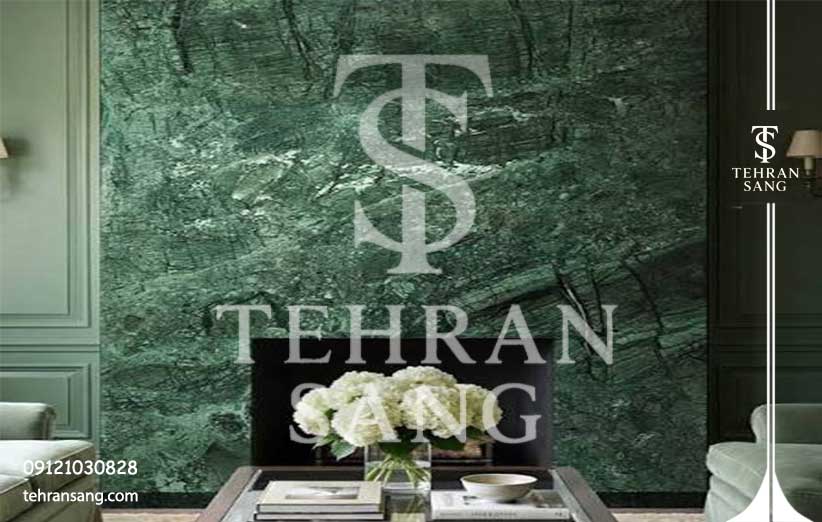 سنگ مرمر سبز برای دیوار