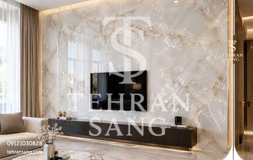 سنگ کریستال برای دیوار