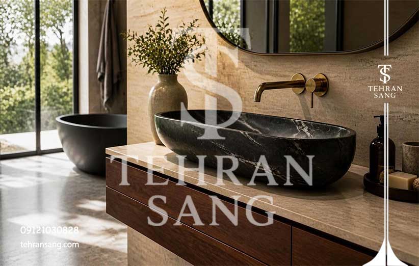 روشویی مرمر لوکس