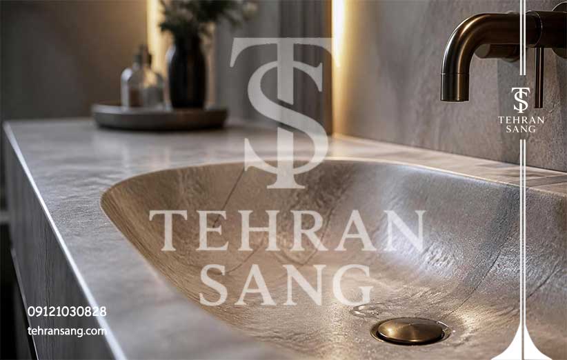 روشویی سنگی برای سرویس بهداشتی