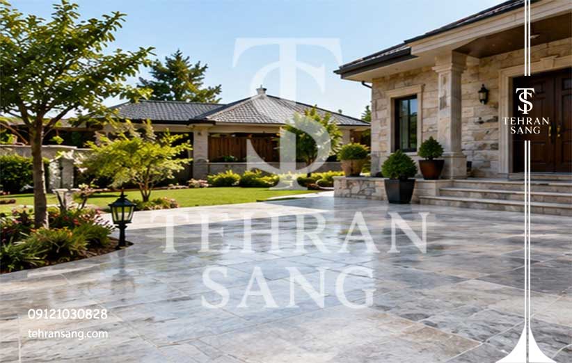 قیمت سنگ کف حیاط