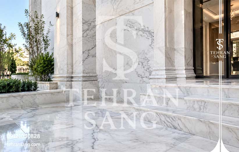 سنگ مرمر سفید ساختمانی