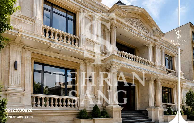 سنگ نما رومی ساختمان