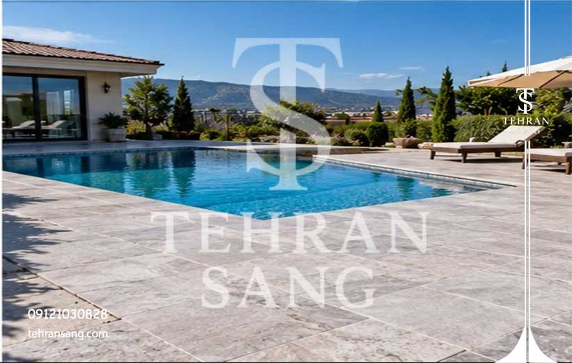 اجرای سنگ کف حیاط