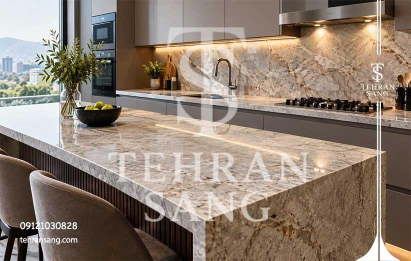 سنگ کابینت آشپزخانه | راهنمای انتخاب، قیمت، انواع و خرید بهترین سنگ