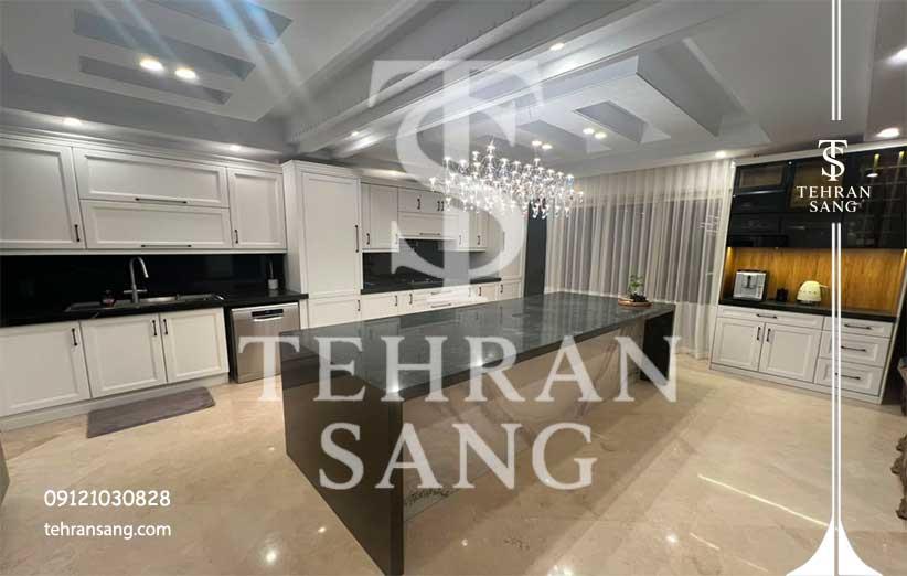 سنگ مناسب آشپزخانه | راهنمای انتخاب بهترین سنگ برای صفحه کابینت و جزیره (09121030828)