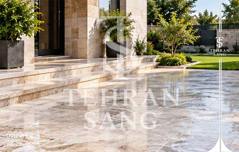بهترین سنگ برای حیاط؛ راهنمای کامل انتخاب، خرید، قیمت و اجرای سنگ حیاط (09121030828)